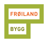 Frøiland Bygg sin logo.